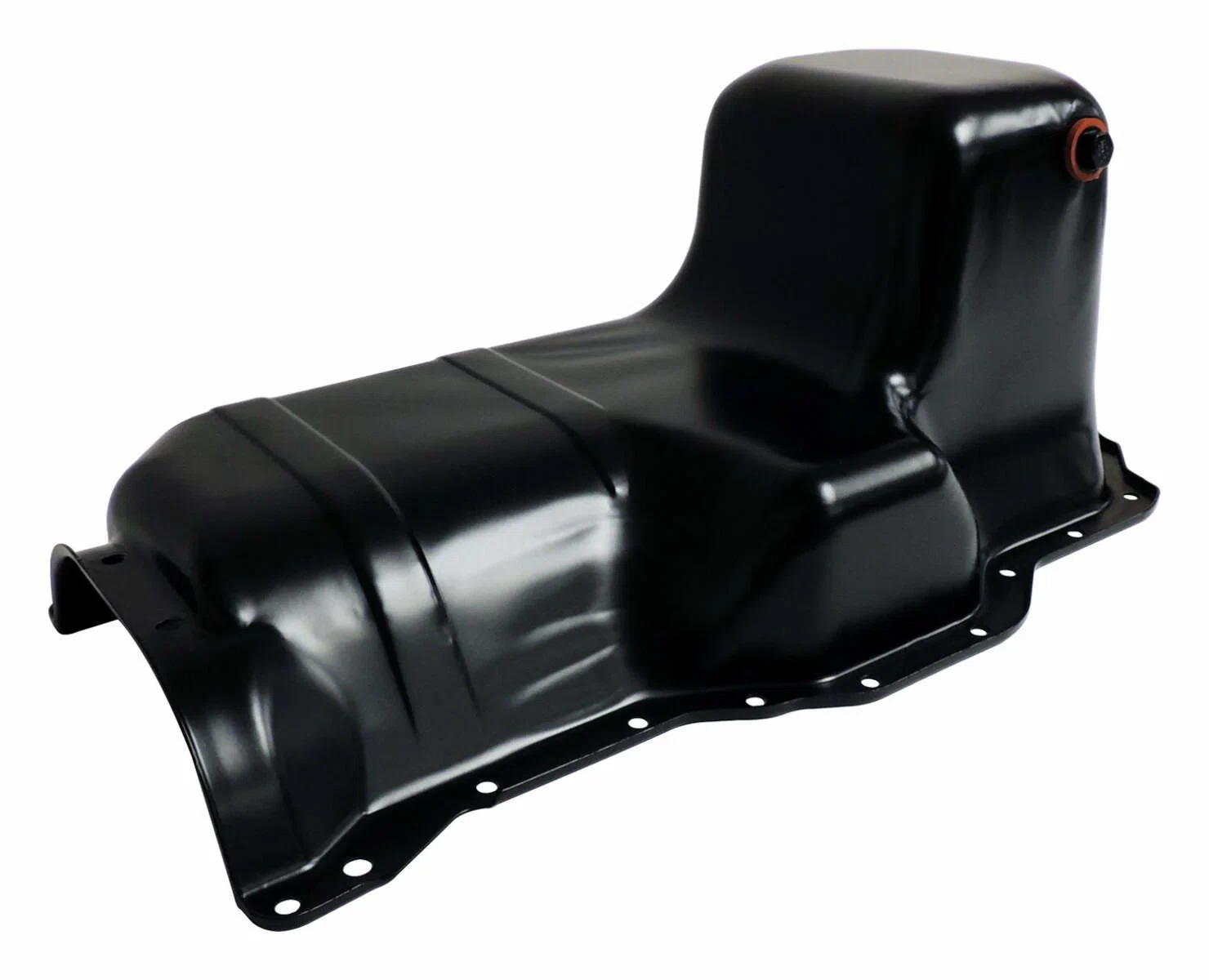 Crown Automotive - Steel Black Engine Oil Pan - 53020560